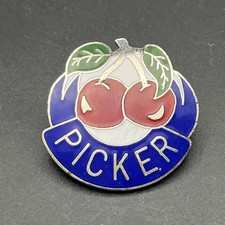 Cherry Picker Lapel Hat Pin