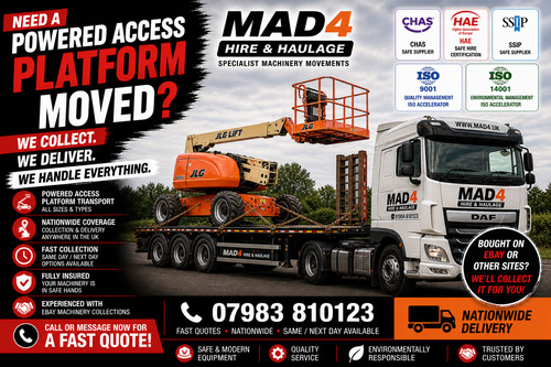 Cherry picker powered access - &,